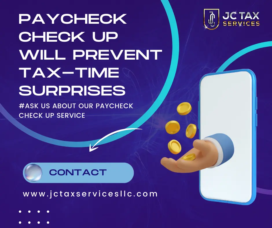 Paycheck check up will prevent tax-time surprises
