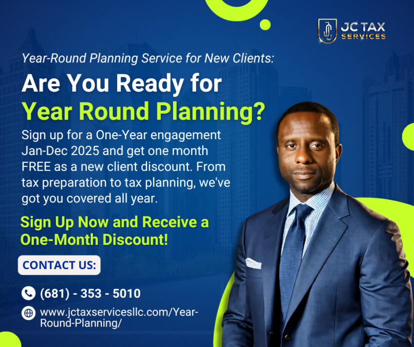 Year Round Planning Discount for 2025