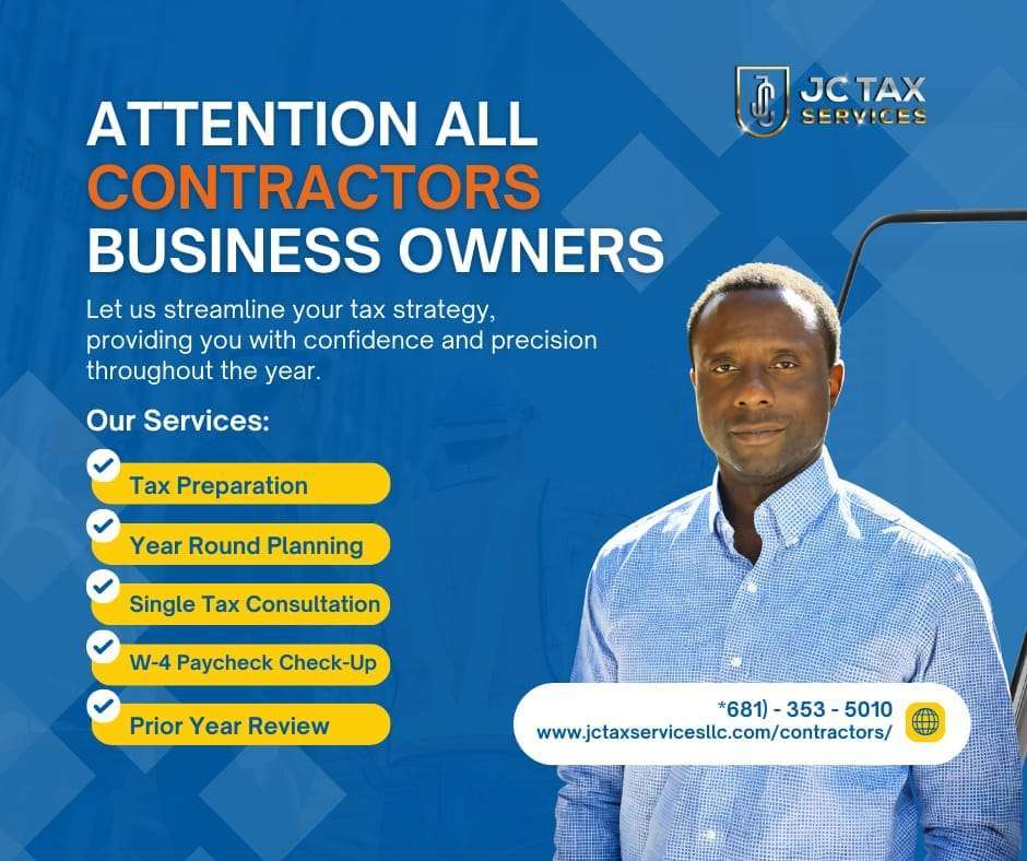 contractors tax preparation and planning