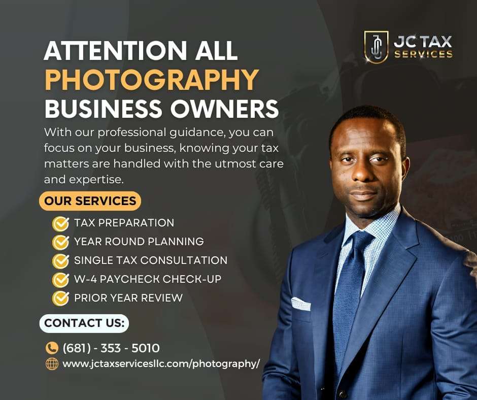 photography tax preparation and planning