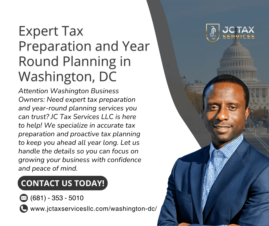 Washington dc - jc tax services | tax preparation + tax advisory washington, dc tax preparation and planning